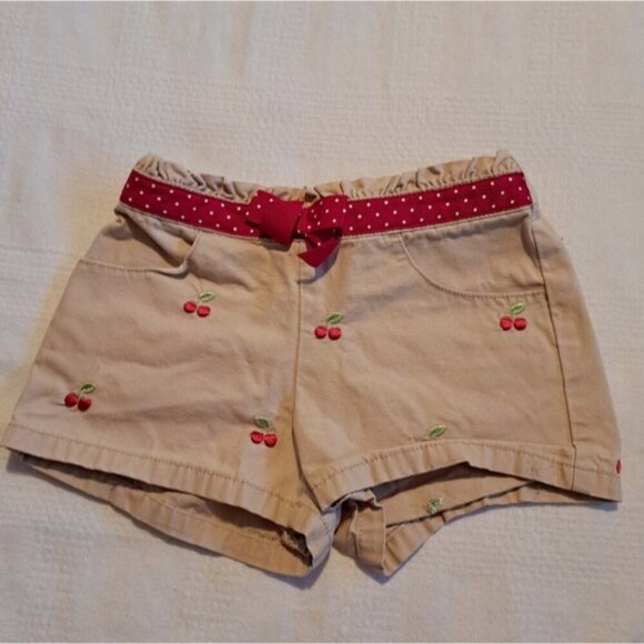 Gymboree girls size 2T Cherry Cute shirt & matching shorts, 2011, VGUC - Picture 6 of 7